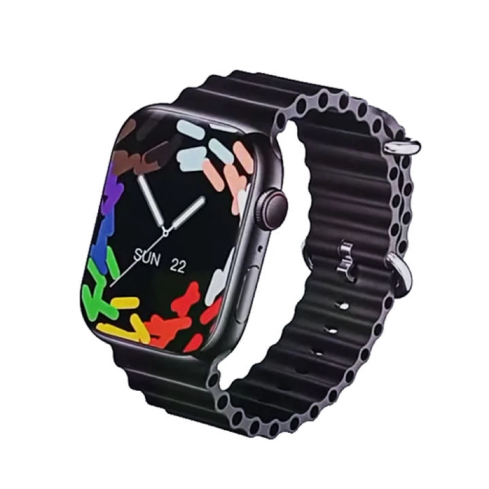 Display: Curve display with dynamic island
Call Features: Receive calls by hand gestures
Voice Commands: Voice command functionality
Customization: Multiple watch faces with customization options
Included Belts: 3 different stylish belts